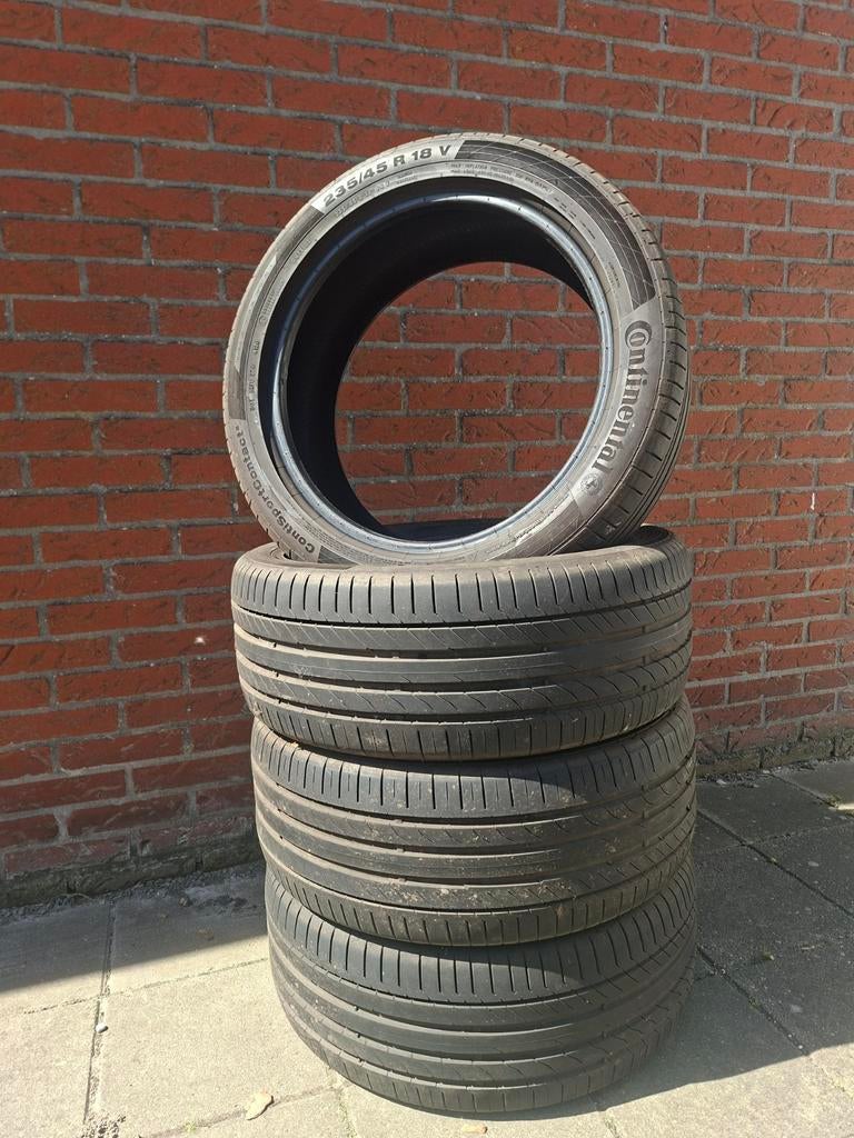 Continental zomerbanden 235/45R18 - Set van 4, Ophalen, 18 inch, Gebruikt, 235 mm