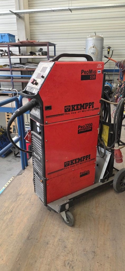 Kemppi Pro3200 Evolution MIG/MAG Lasapparaat – Watergekoeld, Doe-het-zelf en Verbouw, Ophalen, Gebruikt, 250 ampère of meer, Co2