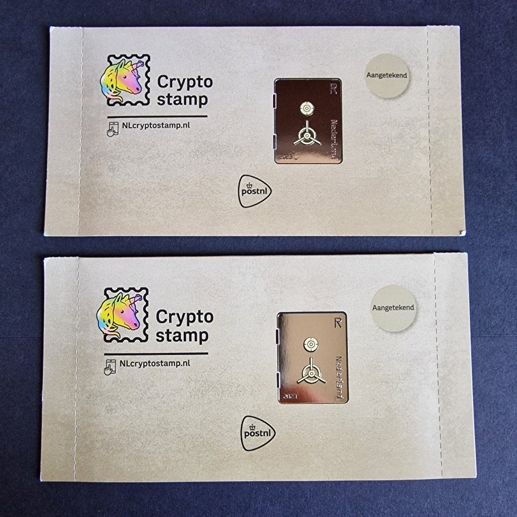 Nederland 2023 Crypto Stamp Safe Fles + Fopspeen, Ophalen of Verzenden, Na 1940, Postfris