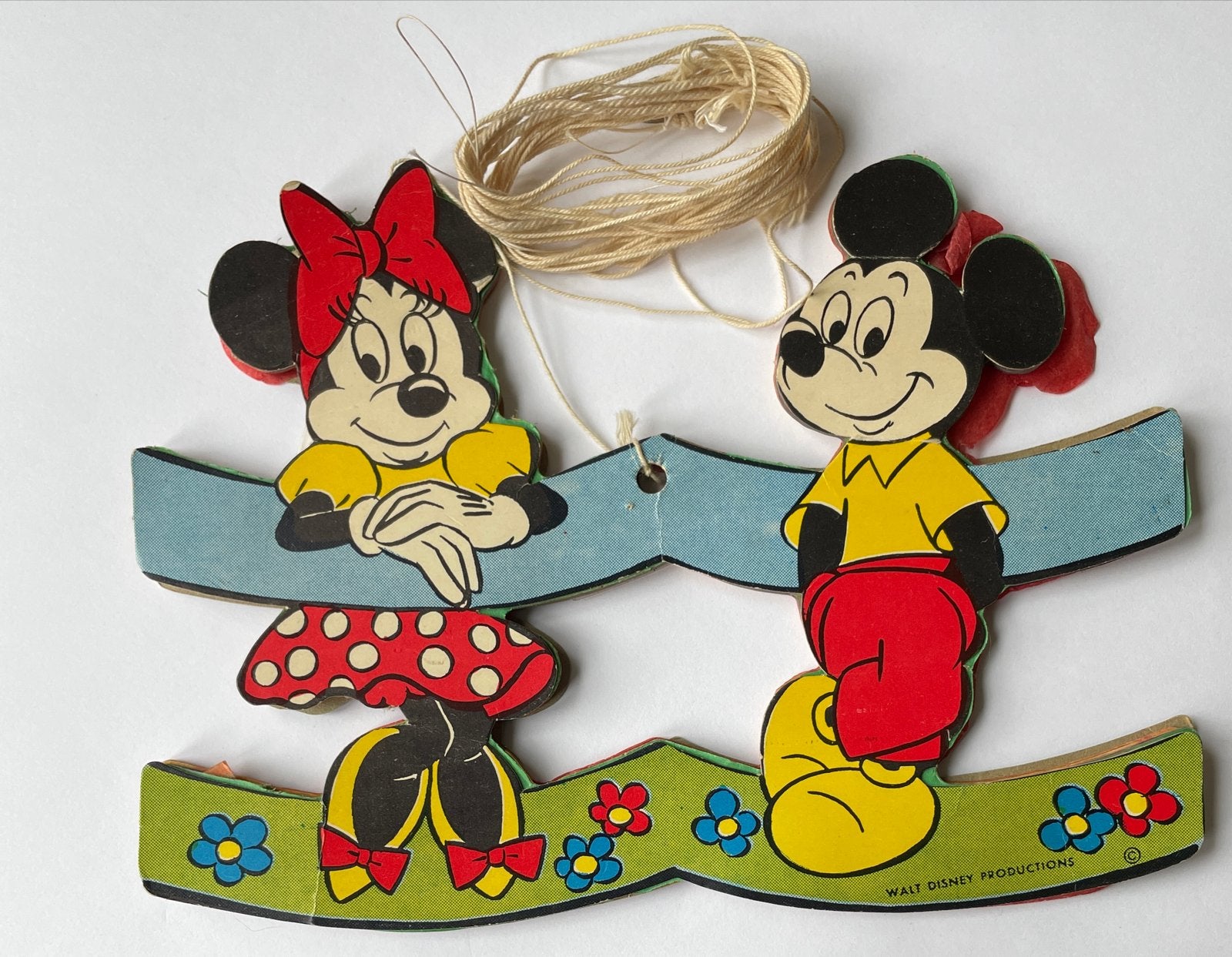 Walt Disney Mickey en Minnie Mouse Feest Slinger - Gebruikt, Ophalen of Verzenden, Mickey Mouse, Gebruikt, Overige typen