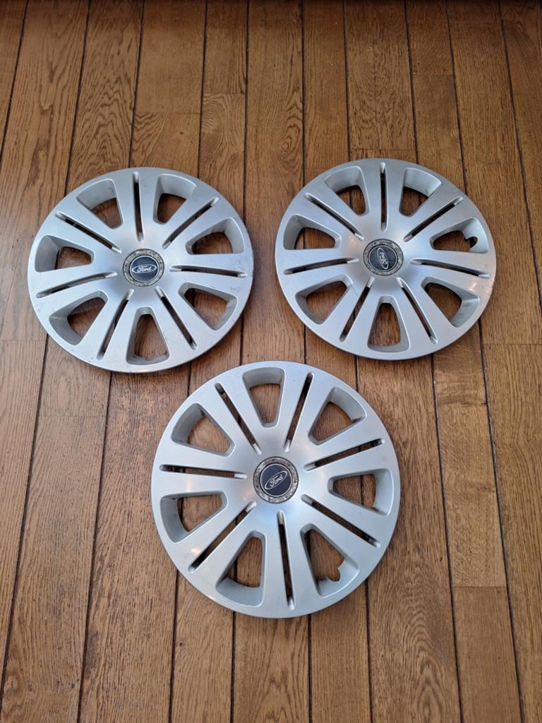 Drie wieldoppen Ford >PA6.6 MV 15<, Auto diversen, Wieldoppen, Ophalen of Verzenden, Gebruikt