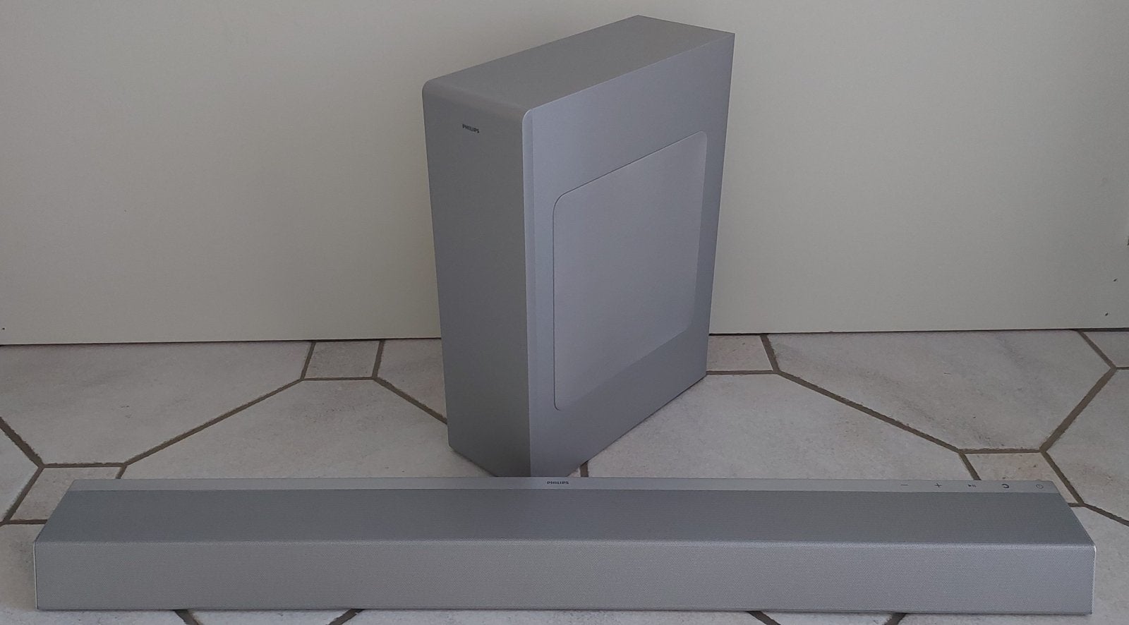 Philips soundbar + woofer te koop, Ophalen, Bluetooth, Zo goed als nieuw
