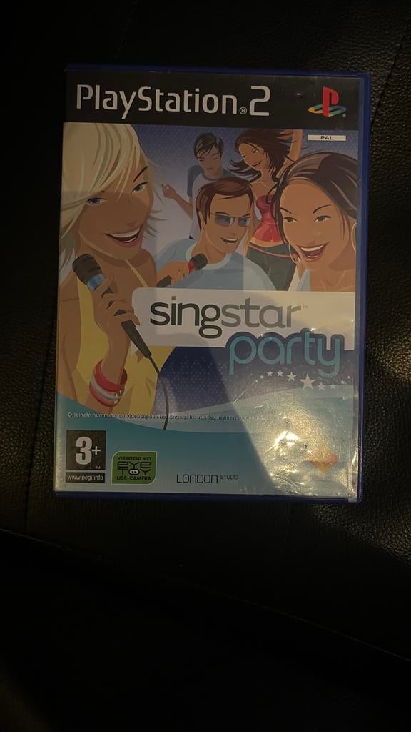 SingStar Party PlayStation 2 (PS2) - Karaoke Game, Ophalen, Muziek, Gebruikt, 2 spelers