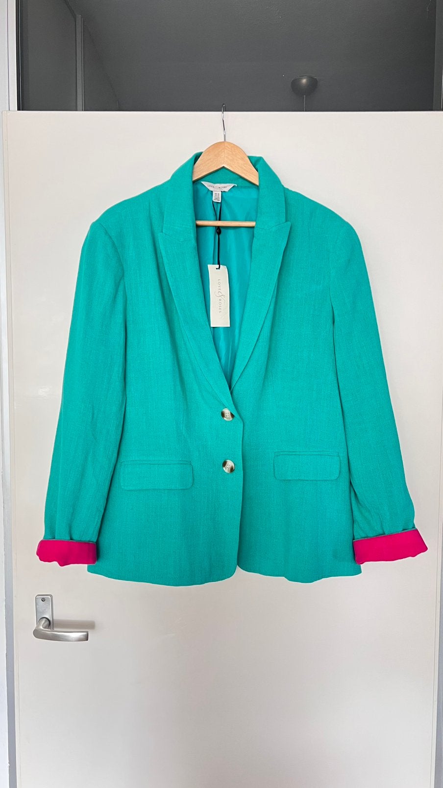 Blazer Love & Roses, Maat 46/48 (XL) of groter, Nieuw, Jasje, Meerkleurig