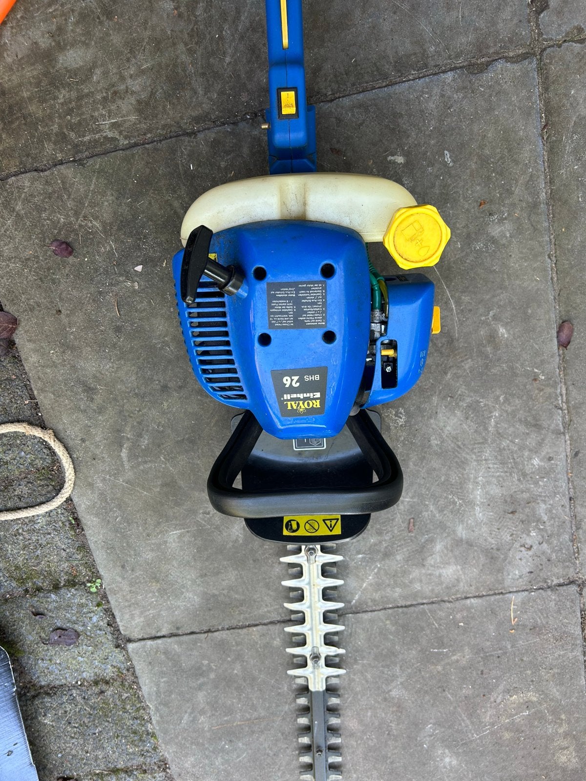 Benzine heggenschaar 50cm - Royal BHS 26, Ophalen, Gebruikt, Benzine
