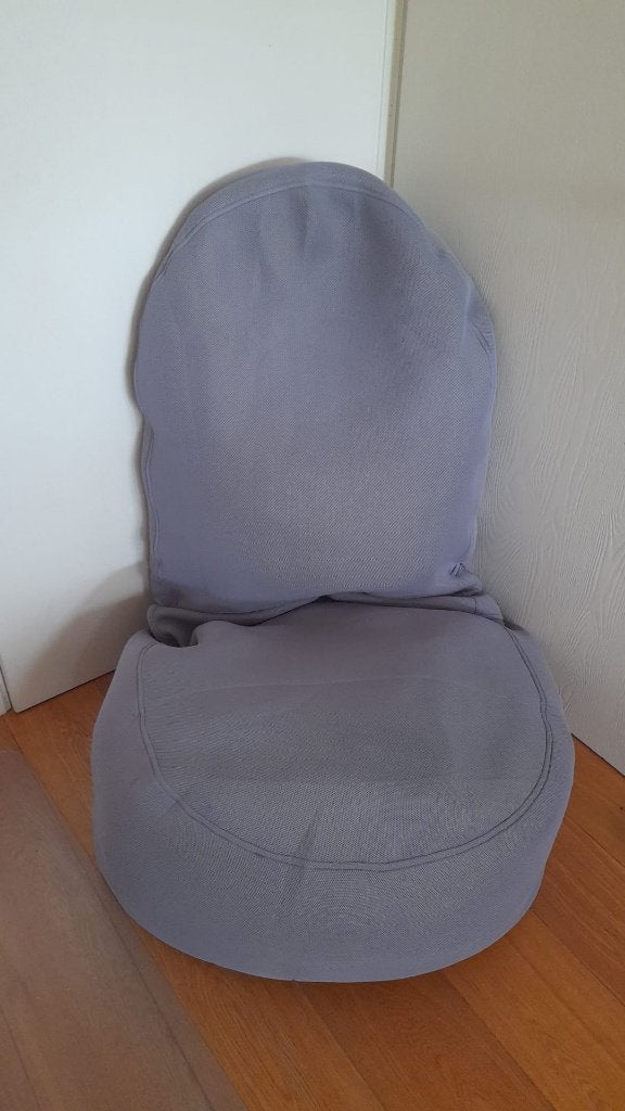 Ikea zitzak stoel, Huis en Inrichting, Zitzakken, Zo goed als nieuw, Zitzakstoel, Grijs, Ophalen
