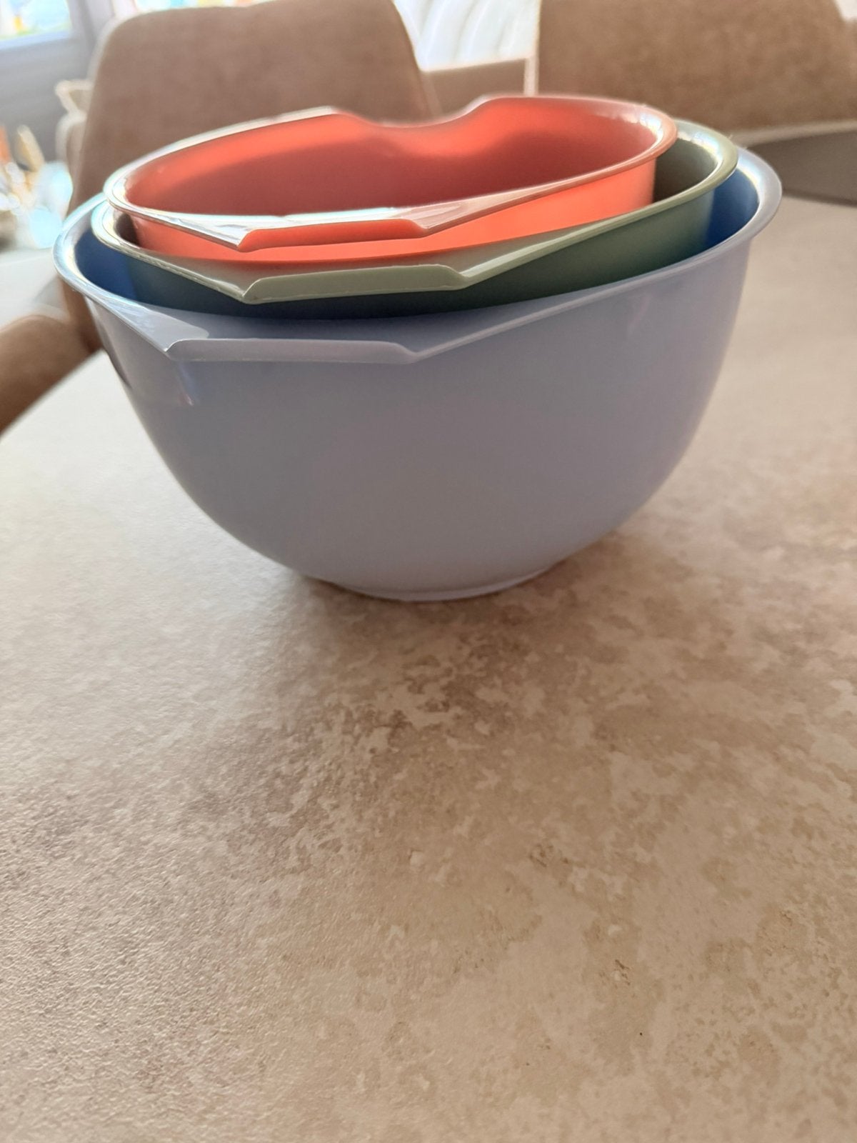 3 Bakjes Mengkom, Huis en Inrichting, Ophalen of Verzenden, Zo goed als nieuw, Bak of Kom