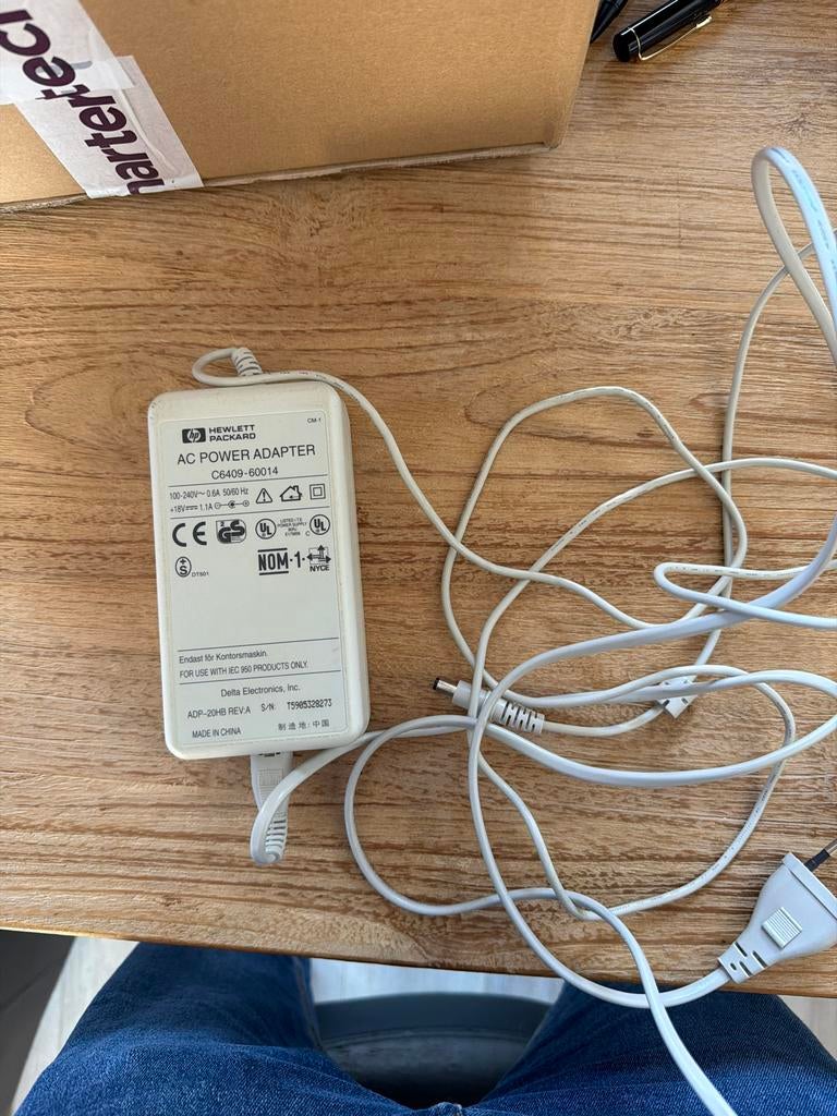 HP HEWLETT PACKARD AC POWER ADAPTER C6409-60014, Ophalen of Verzenden, Gebruikt
