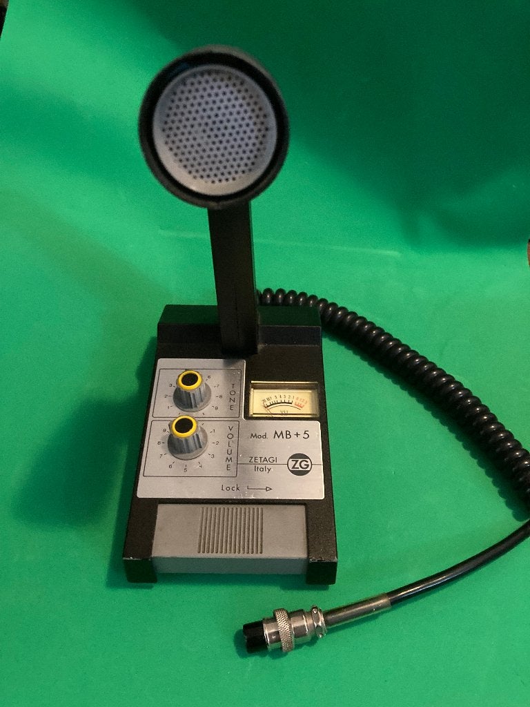 Zetagi MB+5 microfoon, Telecommunicatie, Ophalen of Verzenden, Zo goed als nieuw, Zender