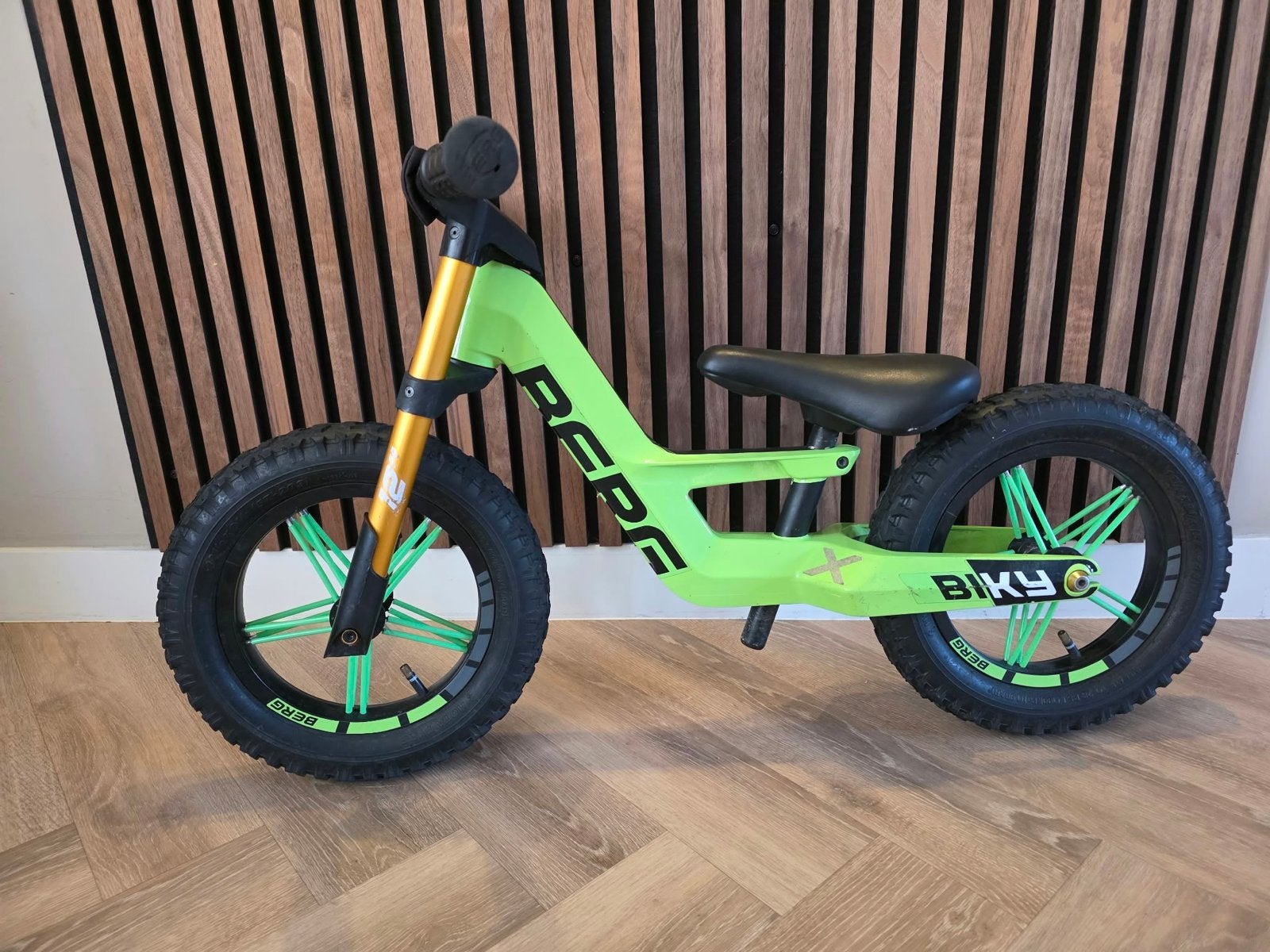 BERG Biky Cross Loopfiets - 12 inch, Ophalen, Zo goed als nieuw, Velgrem, Minder dan 16 inch