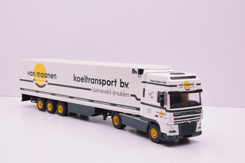 DAF XF  '' van Maanen Barneveld-ijmuiden  '' Lion car, Ophalen of Verzenden, Zo goed als nieuw, Bus of Vrachtwagen, Lion Toys
