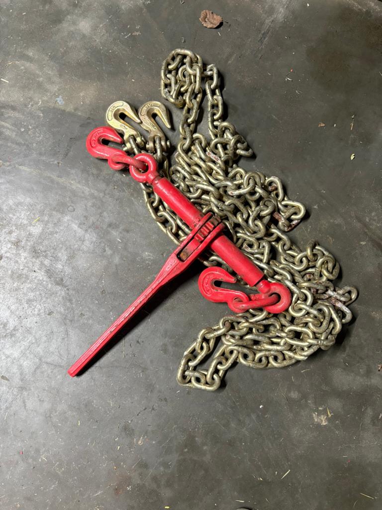 Te Koop : set spanketting met ratel 3/8, Ophalen of Verzenden, Nieuw