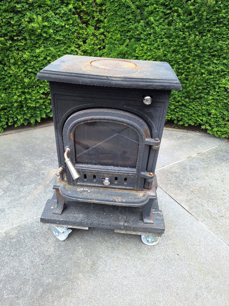 Gietijzeren Houtkachel Bestfire VR-A4, Tuin en Terras, Tuinhaarden, Ophalen