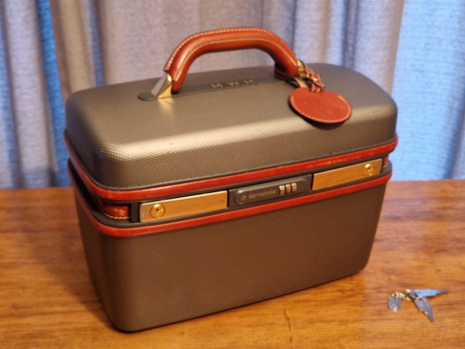 Samsonite beautycase, 39 X 20 X 26 cm, Gebruikt, Blauw, Samsonite, Samsonite