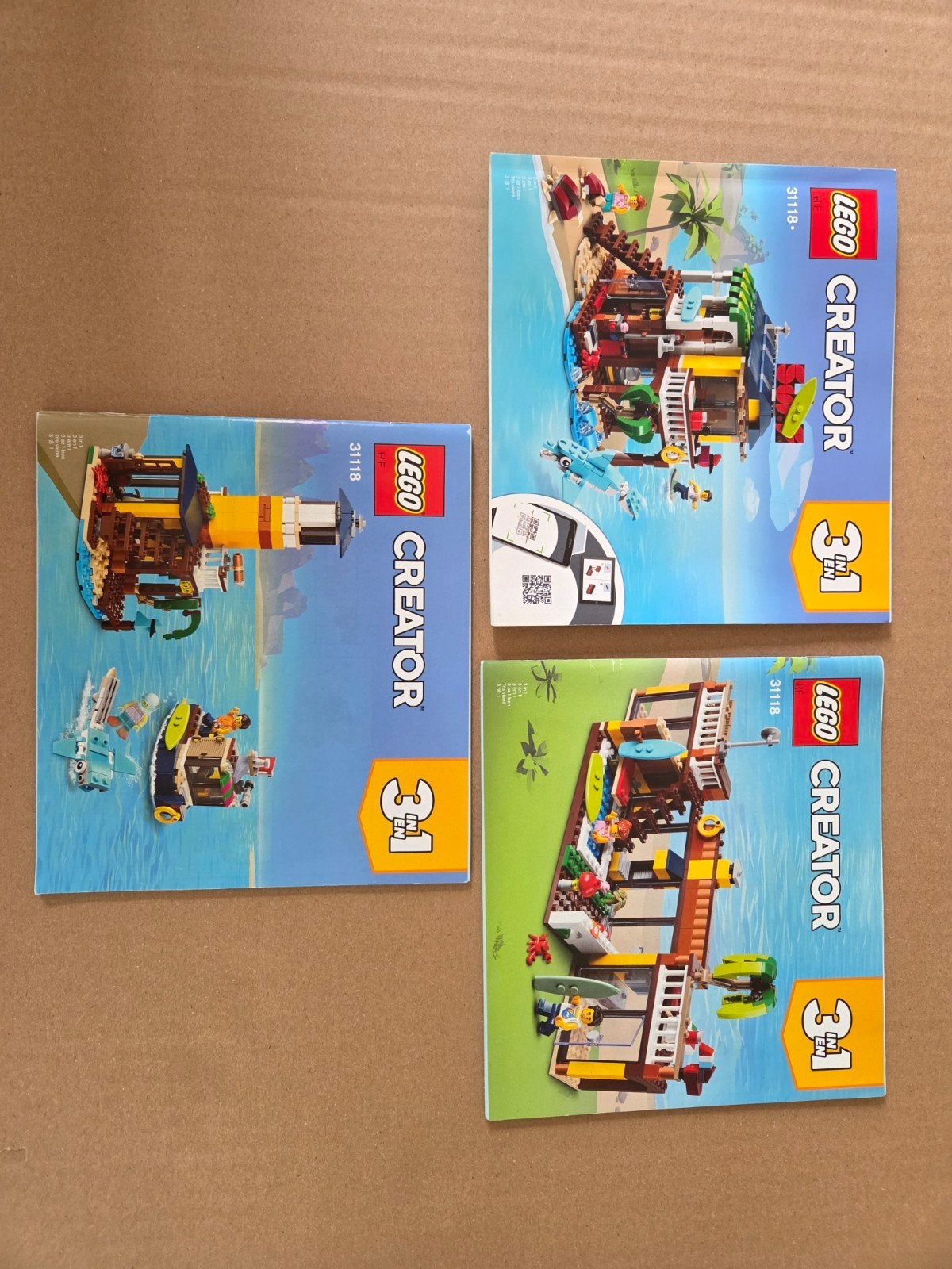 LEGO Creator 3-in-1 Surfer Strandhuis (31118), Ophalen of Verzenden, Zo goed als nieuw