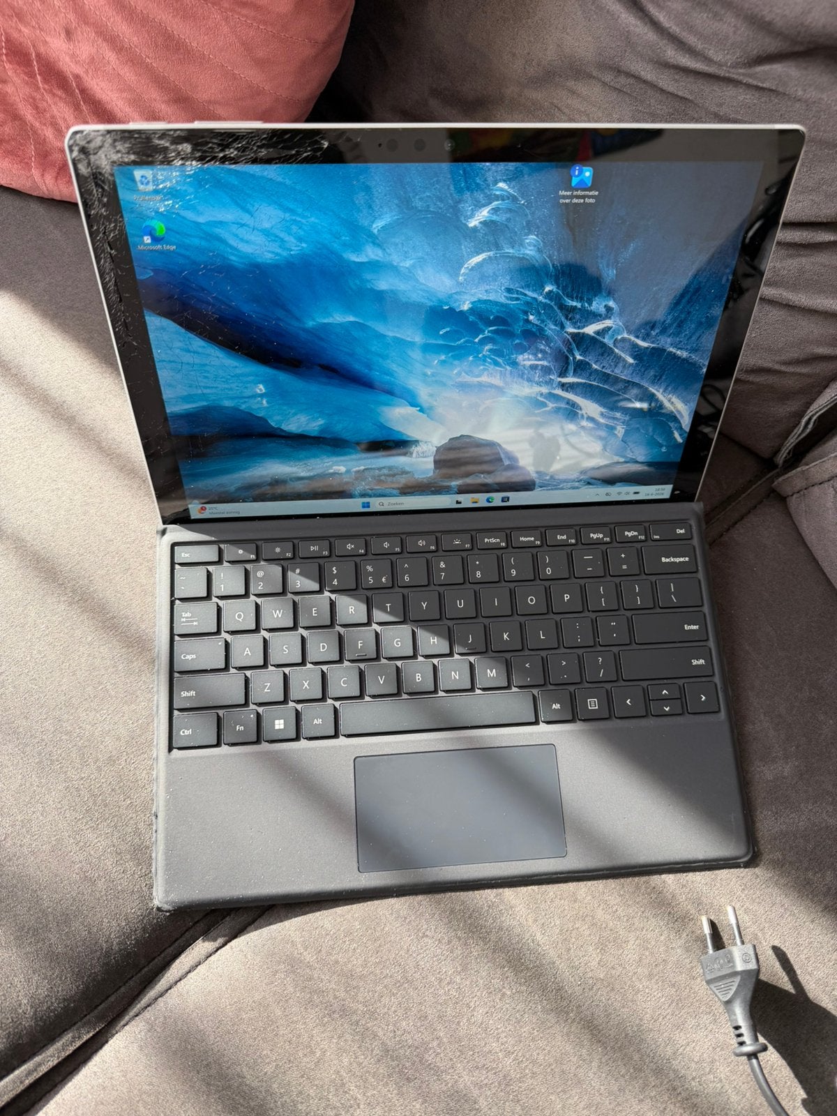 Microsoft Surface Pro 7 i5 10th Gen 256GB 8GB W11pro, Ophalen, 13 inch, 8 GB, Zo goed als nieuw