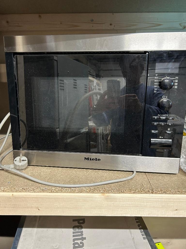 miele combi magnetron, Witgoed en Apparatuur, Ovens, Ophalen, Minder dan 45 cm, Gebruikt, Oven