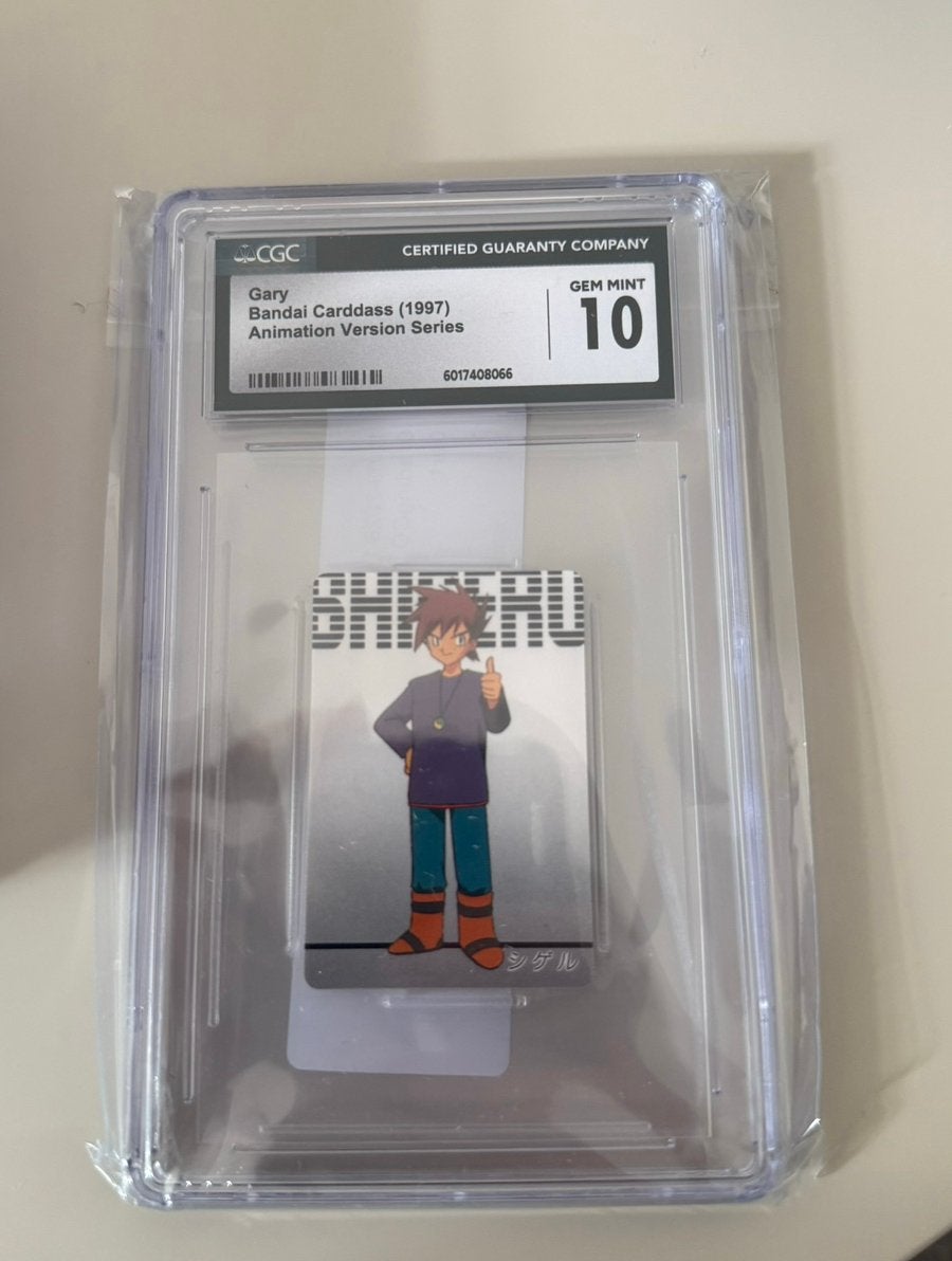 Gary - 1997 Bandai Carddass - Animation Series - CGC 10, Ophalen of Verzenden, Nieuw, Losse kaart, Foil