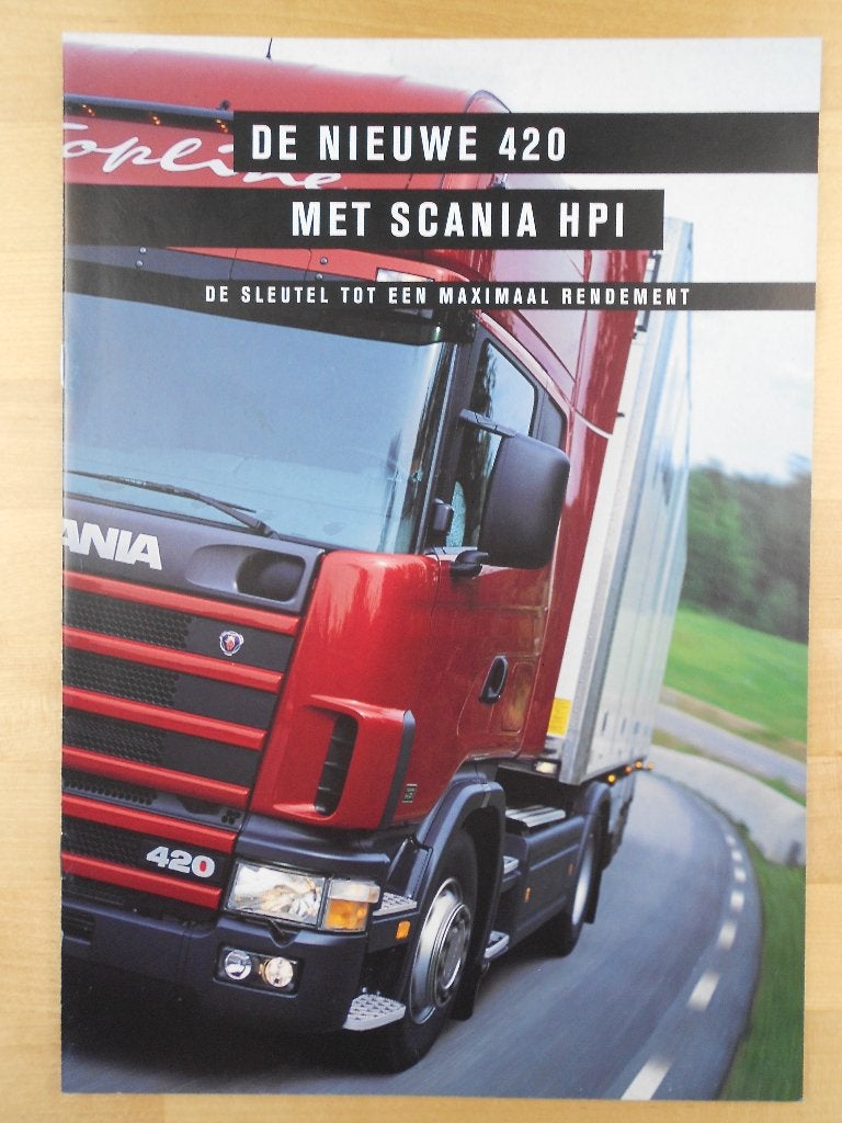 Scania 124 420 HPI Brochure 2002 – R124, Ophalen of Verzenden, Zo goed als nieuw, Overige merken, Scania
