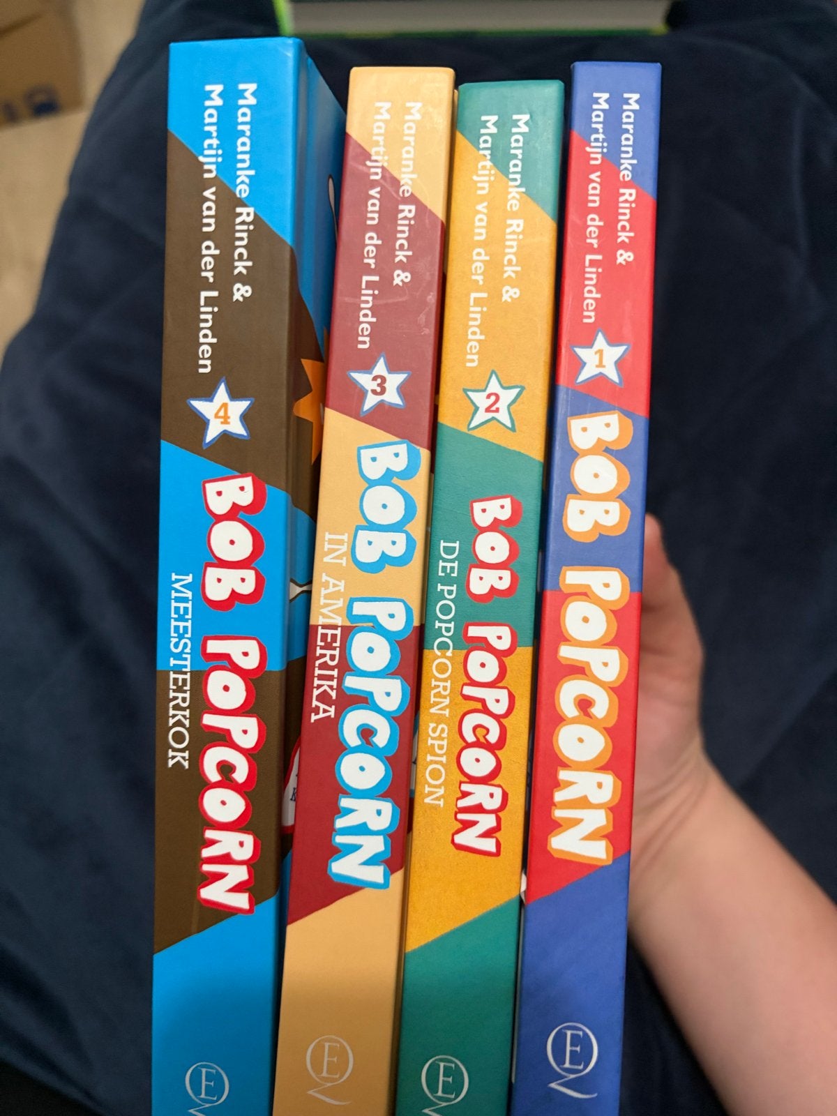 Bob Popcorn boeken collectie (4 delen), Boeken, Ophalen, Zo goed als nieuw, Fictie
