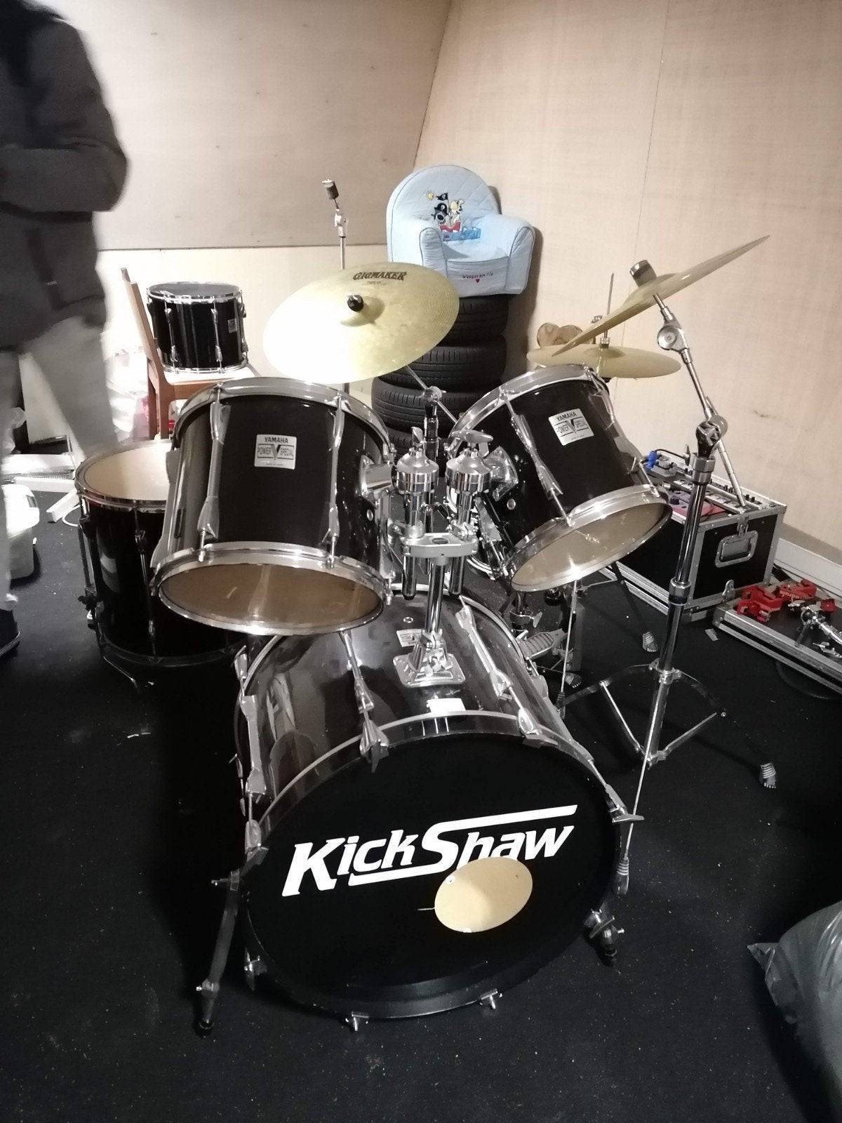 Yamaha drumstel - akoestisch en elektrisch te gebruiken