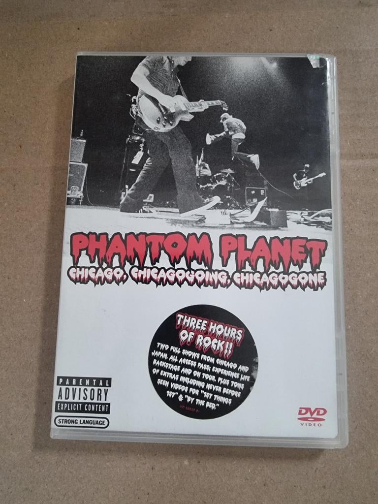 Phantom Planet: Chicago, Chicagogoing, Chicagogone DVD, Cd's en Dvd's, Dvd's | Muziek en Concerten, Gebruikt, Muziek en Concerten