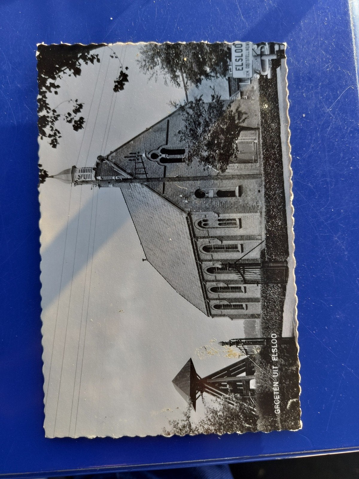 Oude Ansichtkaart Elsloo Kerk - Gelopen, Ophalen of Verzenden, Voor 1920, Gelopen, Limburg