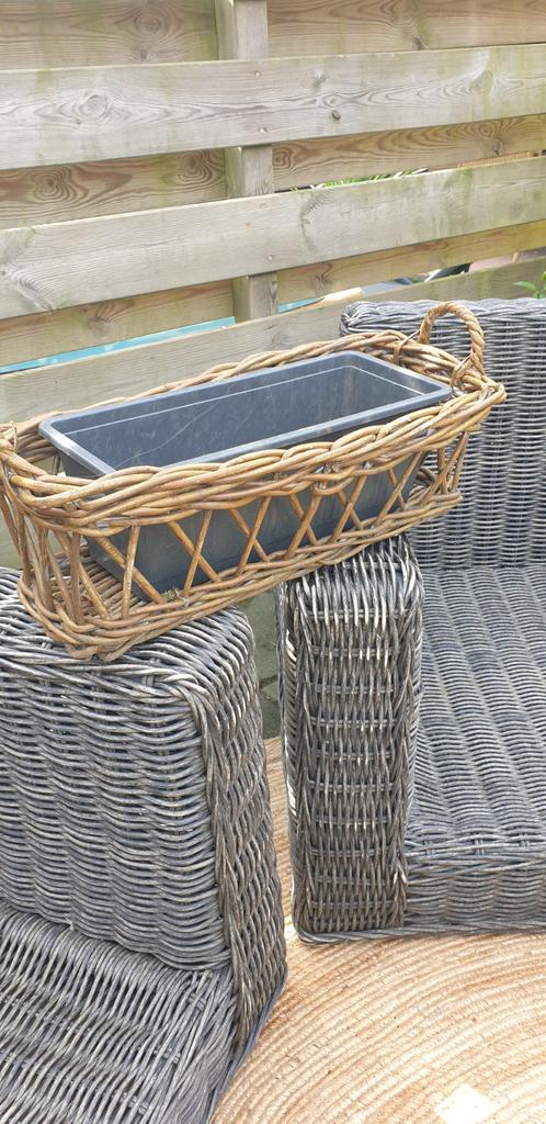 Bloembak/tuinpot, Tuin en Terras, Ophalen, Rond, Minder dan 30 cm