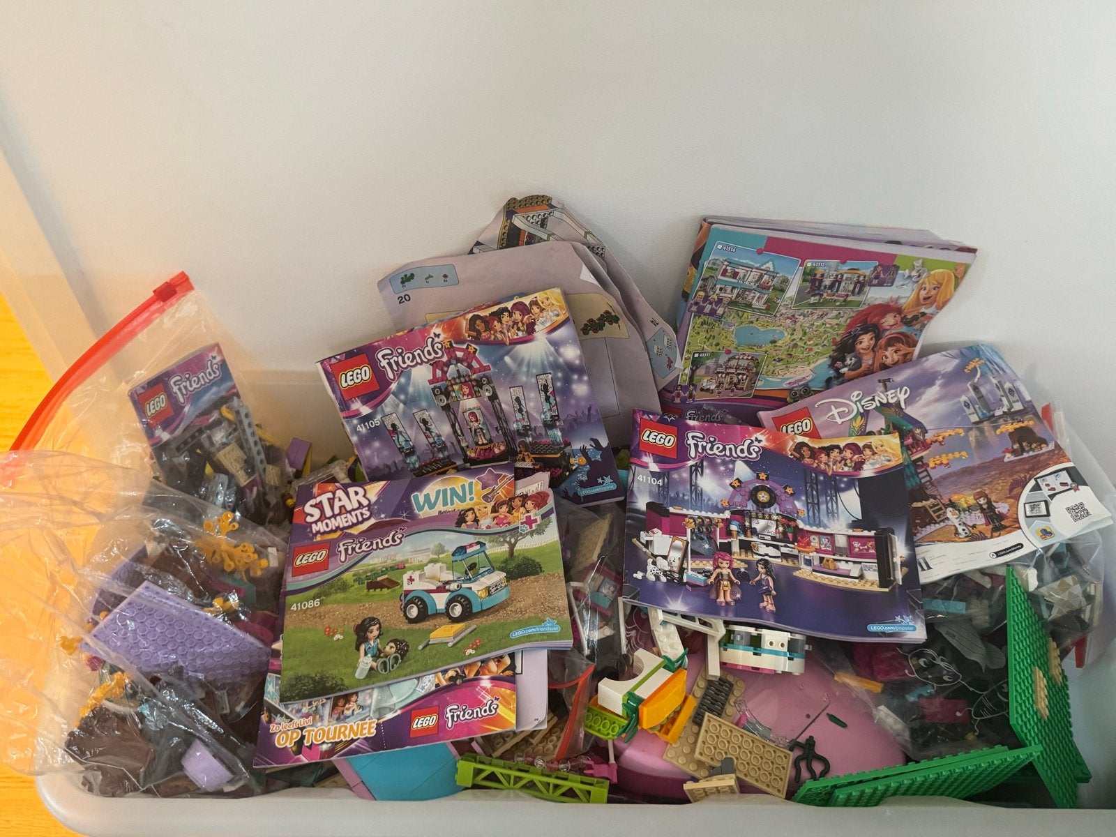 Grote partij LEGO Friends sets met handleidingen, Ophalen, Gebruikt