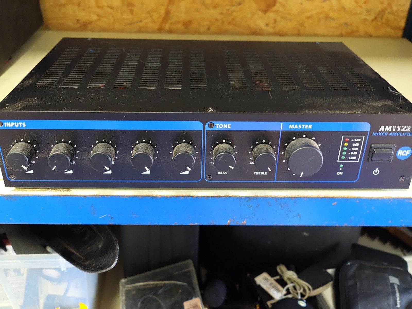 RCF AM1122 Mixer Versterker - 120W, Gebruikt, Ophalen of Verzenden, Gebruikt
