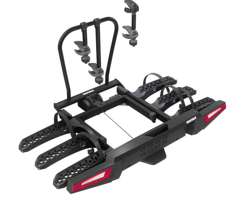 Fietsendrager Yakima FoldClick 3EVO - 3x E-Bike - Kantelbaar, Elektrische fiets, Nieuw, Ophalen of Verzenden, 2 fietsen