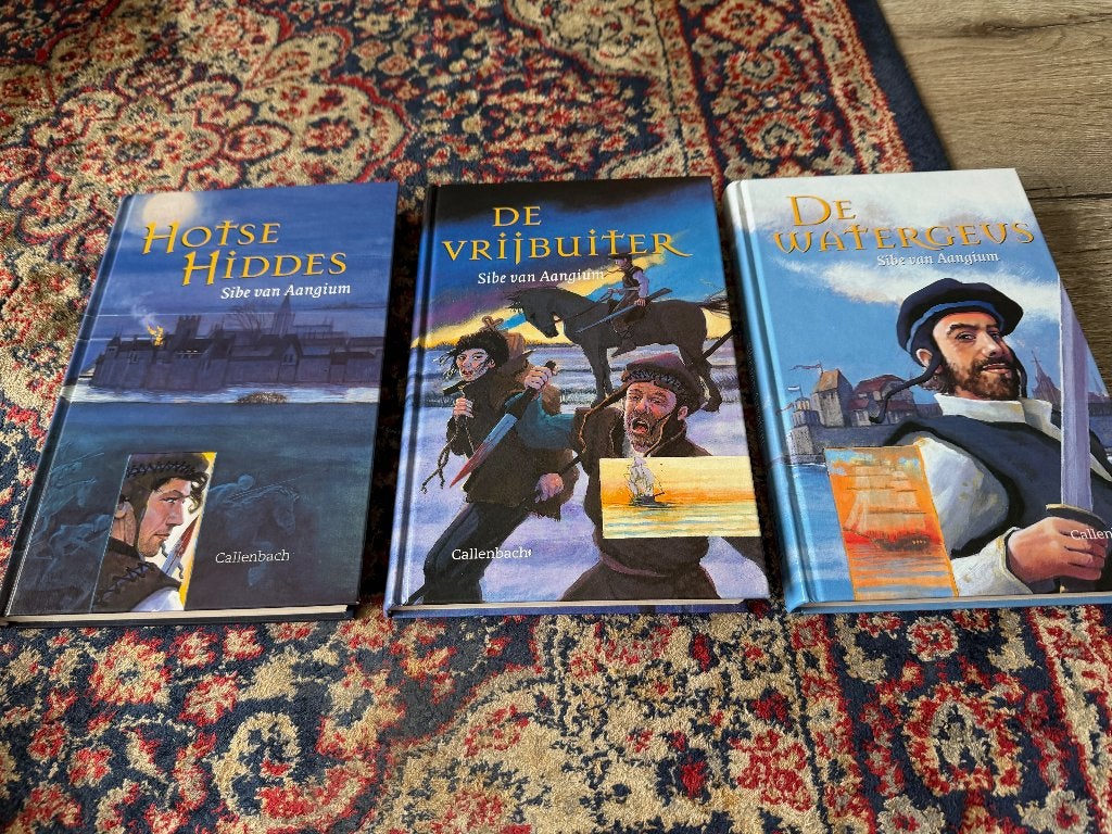 Hotse Hiddes Trilogie. Sibe van Aangium. Hotse Hiddes., Ophalen of Verzenden, Zo goed als nieuw, Fictie, Sibe van Aangium.