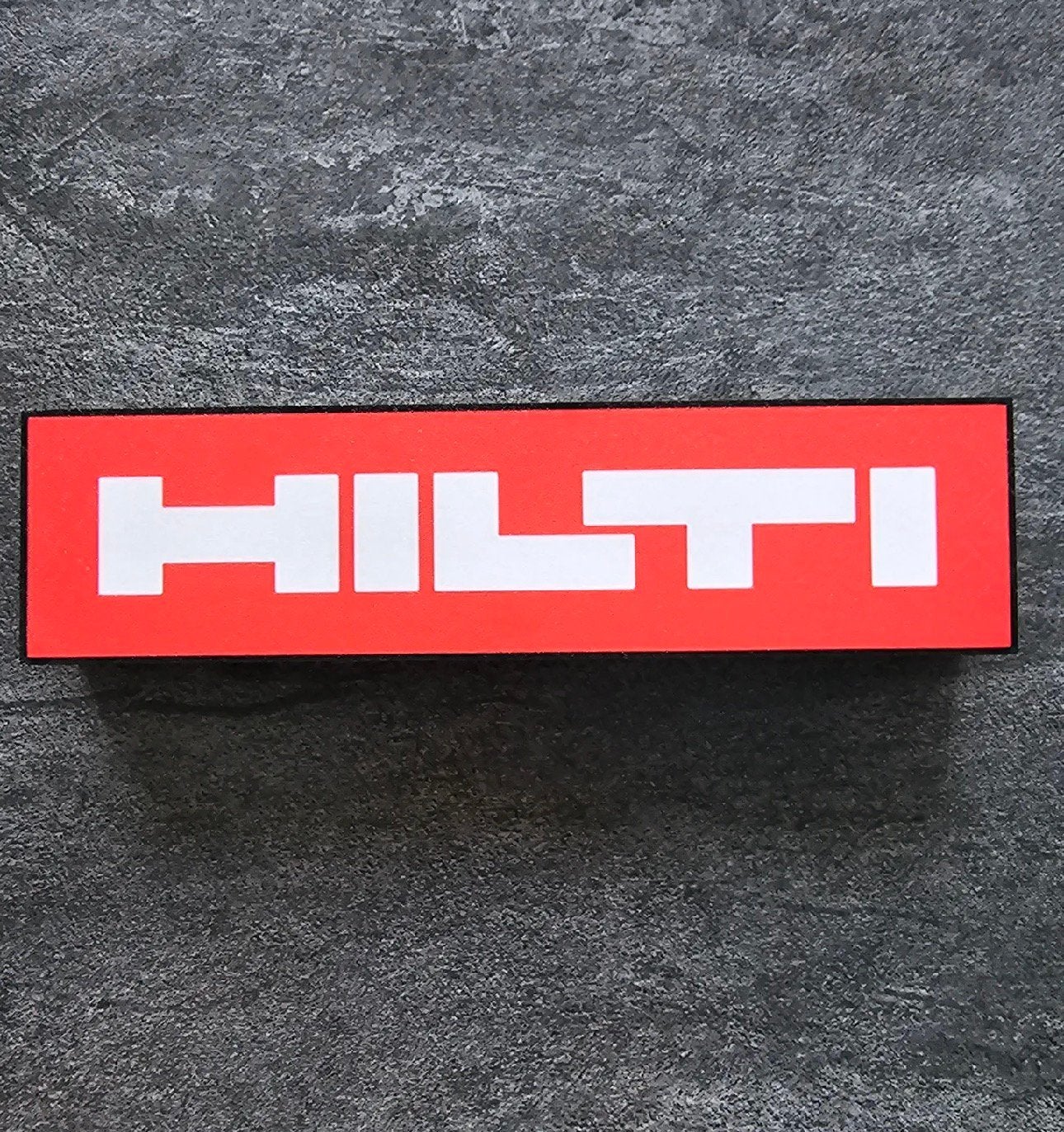 Hilti Ledbak 25 x 15 cm, Verzamelen, Merken en Reclamevoorwerpen, Verzenden, Lichtbak of (neon) lamp