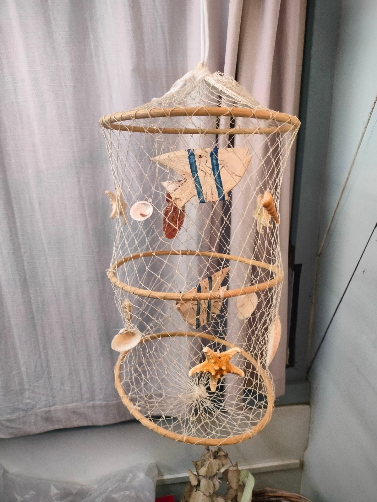 Decoratie visnet maritiem, Ophalen of Verzenden