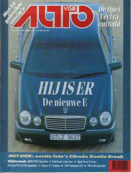 Autovisie 11 1995 : Porsche 356 Speedster / 911 Speedster, Ophalen of Verzenden, Gelezen, Algemeen
