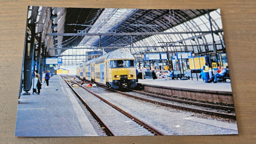 Foto TREIN NS Nederlandse Spoorwegen Dubbeldekker DDM, Verzenden, Gebruikt, Trein, Overige typen