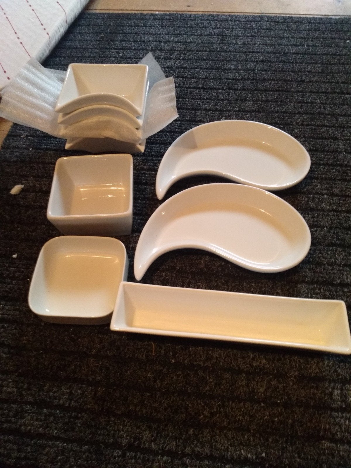 9 delig amuse set, Ophalen
