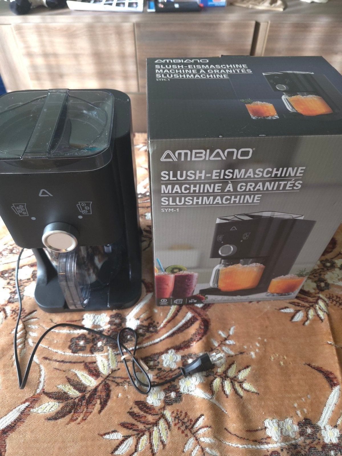 Ambiano Slush-Eismaschine - Slushmachine voor thuis, Ophalen of Verzenden, Nieuw