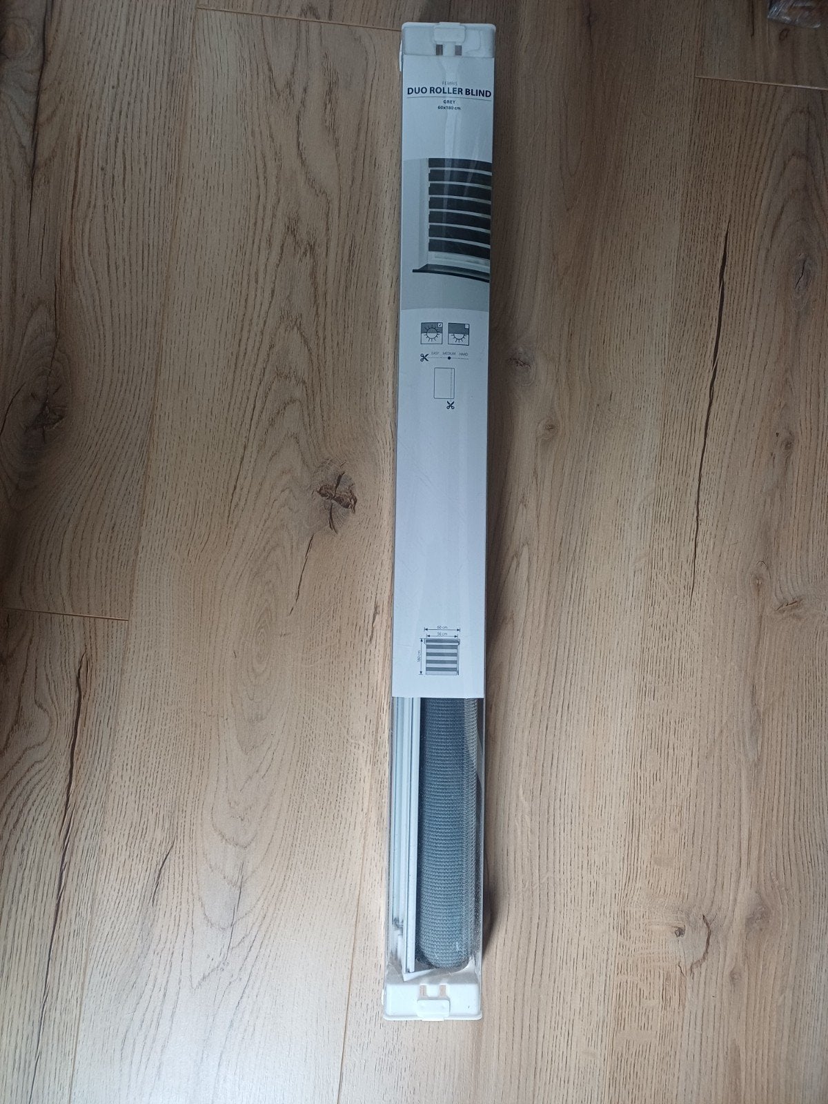 Nieuw Femris Duo Rolgordijn Grijs 60x180 cm, Ophalen of Verzenden, Nieuw, Grijs