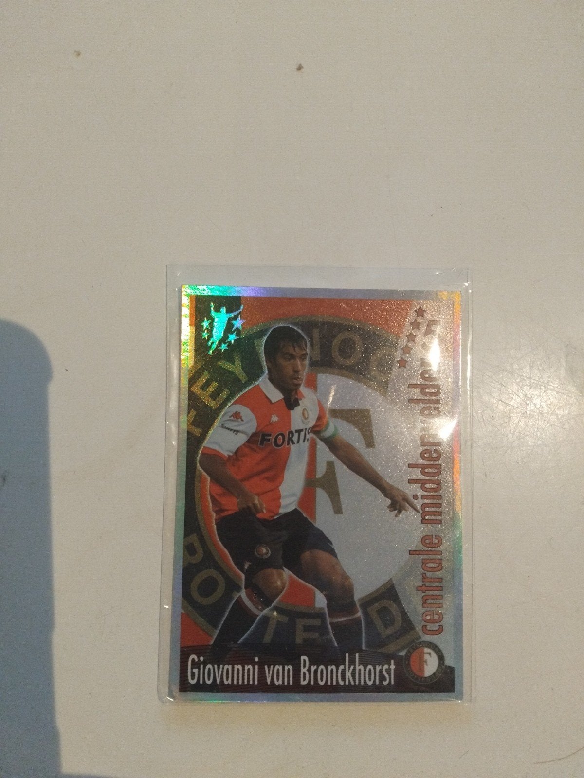 voetbal plaatje giovanni van bronckhorst 2008 2009, Ophalen, Zo goed als nieuw, Losse kaart