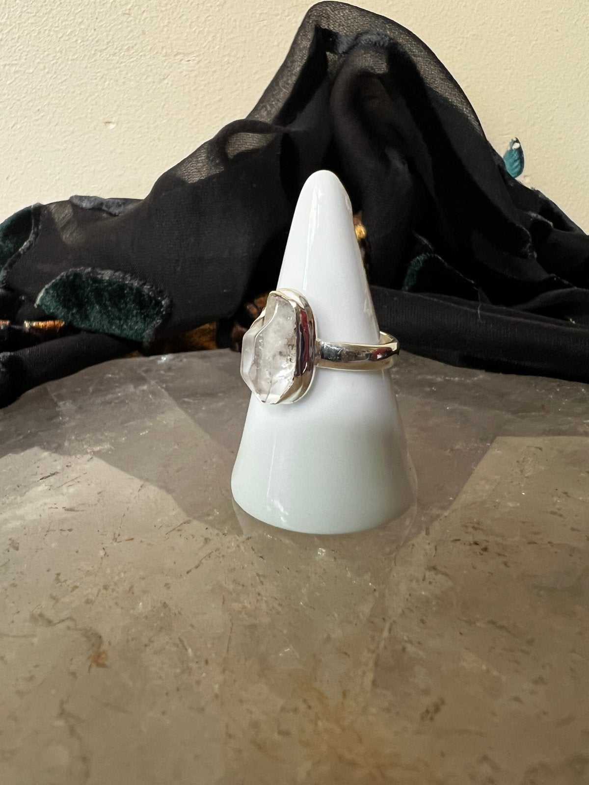 Herkimer diamant beschermt zuivert hoge trilling intuïtie, Magnolia11, Nieuw, Ophalen of Verzenden, 17 tot 18