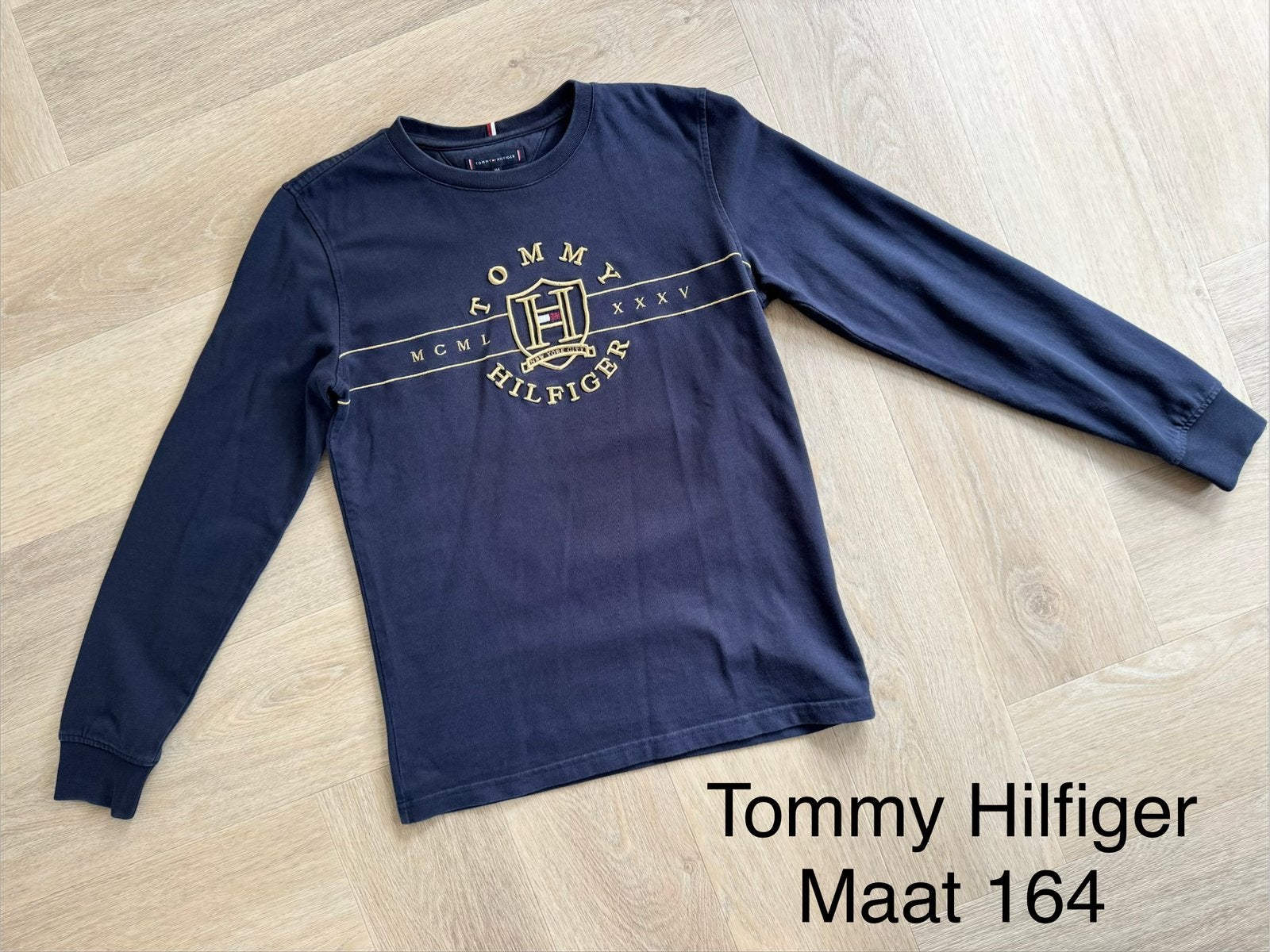 Longsleeve Tommy Hilfiger, maat 164, Ophalen, Gebruikt, Jongen, Shirt of Longsleeve