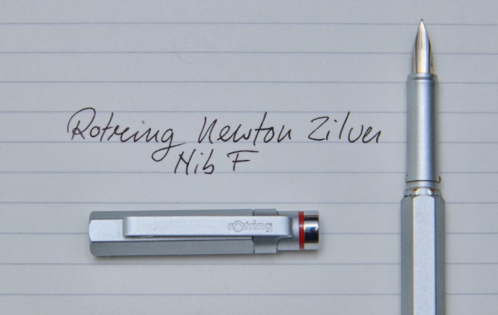 Rotring Newton 600 "zilver" vulpen in gebruikte staat., Ophalen of Verzenden, Gebruikt, Vulpen, Overige merken