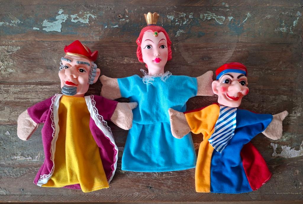 Poppenkast poppen, Ophalen of Verzenden, Gebruikt, Pop