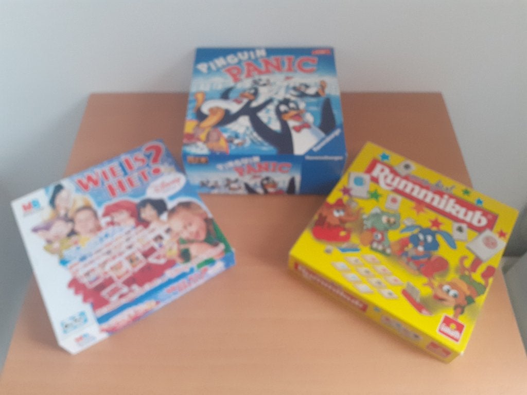 Kinderspellen (ALS NIEUW !!) 3 stuks (diverse merken), Vijf spelers of meer, Ophalen of Verzenden, Zo goed als nieuw, Diverse merken