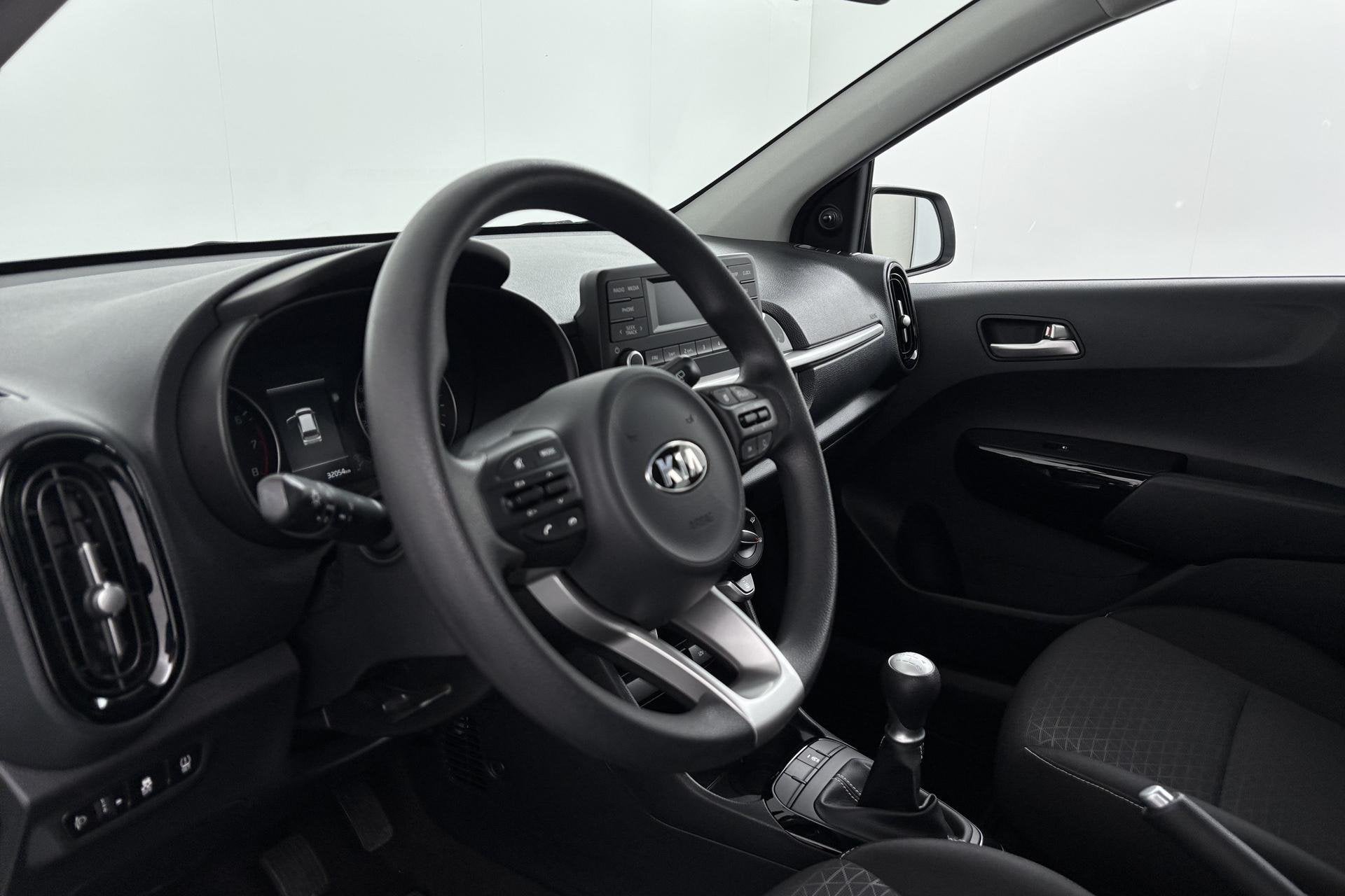 Kia Picanto 1.0 DPi ComfortLine Zuinig, praktisch en verrass, Auto's, Voorwielaandrijving, Gebruikt, 4 stoelen, Wit