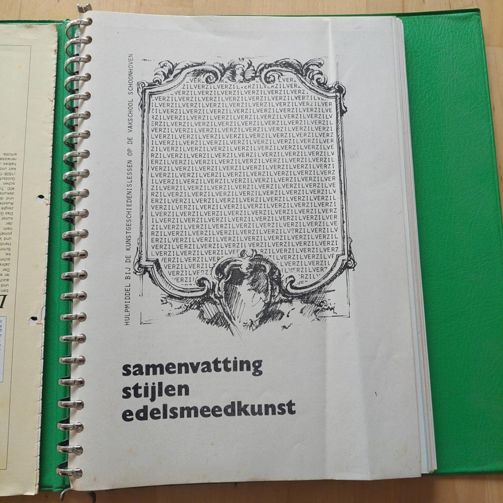 Samenvatiing stijlen edelsmeedkunst, Boeken, Ophalen of Verzenden