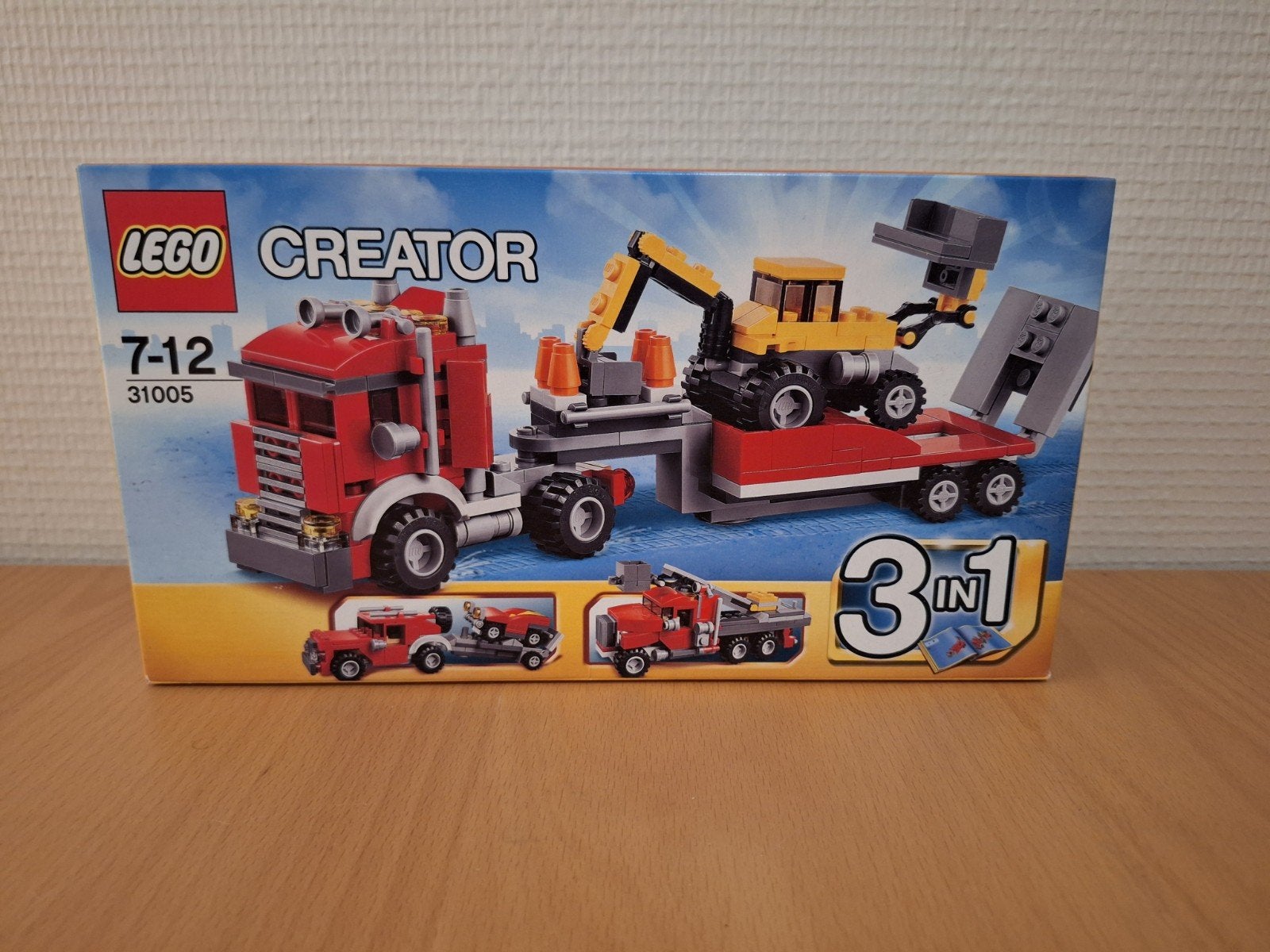 Lego Creator 31005 - Vrachtwagen met Graafmachine 3-in-1, Lego, Nieuw, Ophalen of Verzenden, Ongeopend/sealed