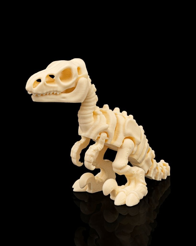 3D Geprinte Dinosaurus Skelet - Flexibele T-Rex, Ophalen of Verzenden, Nieuw