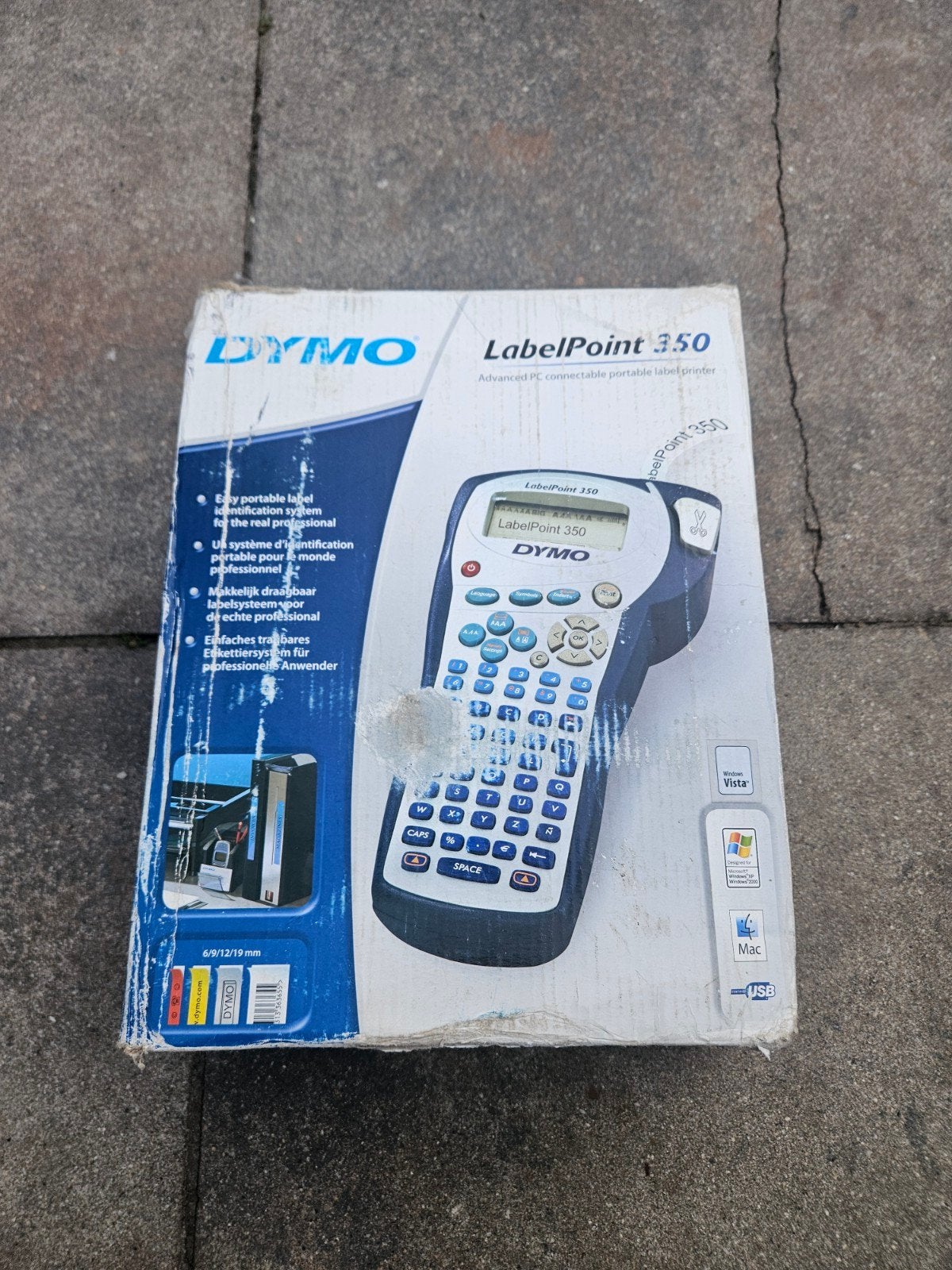 DYMO LabelPoint 350 Labelprinter met QWERTY-toetsenbord, Computers en Software, Labelprinters, Zo goed als nieuw, Qwerty, Etiket